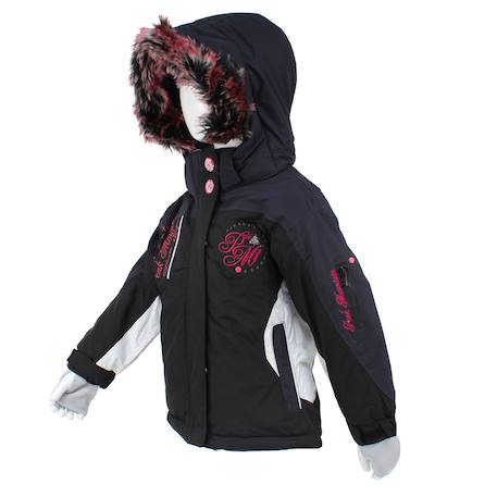 Blouson de ski fille falaza Noir+Violet 4 - vertbaudet enfant 
