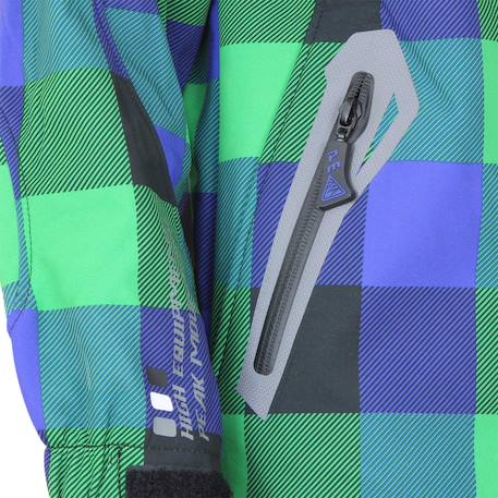 Blouson softshell garçon ecina Anis+Rouge+Vert 13 - vertbaudet enfant 