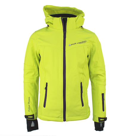 Blouson softshell fille gamala Anis+Bleu+Corail+Noir/corail 1 - vertbaudet enfant 