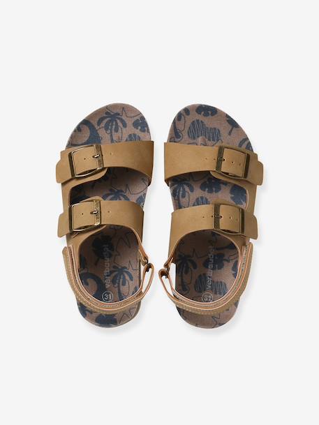 Sandales enfant garçon synthétique beige 4 - vertbaudet enfant 
