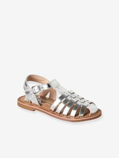 Chaussures-Chaussures fille 23-38-Sandales enfant cuir fisherman