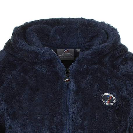 Veste polaire fille falanzo Bleu marine+Camel+Rouge 3 - vertbaudet enfant 