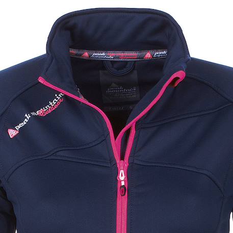 Blouson polarshell fille faclimate Blanc+Bleu marine+Fuchsia+Noir 7 - vertbaudet enfant 