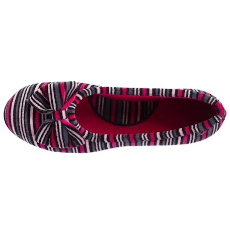Chaussons ballerines semelle everywear™ Rayures 2 - vertbaudet enfant 