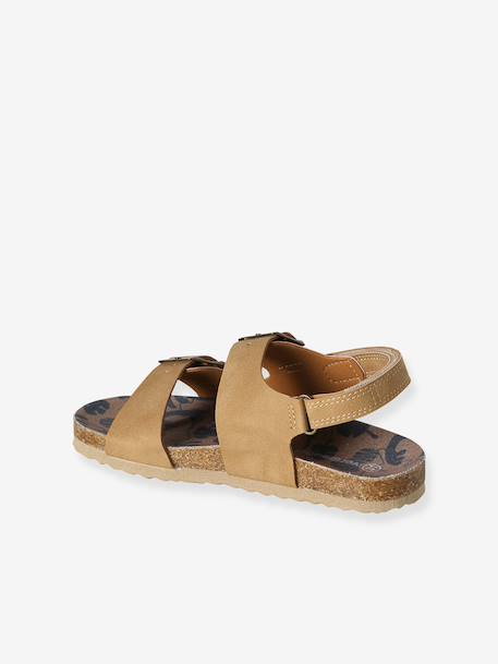 Sandales enfant garçon synthétique beige 3 - vertbaudet enfant 