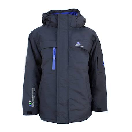 Parka de ski garçon ecadik Bleu+Gris+Noir+Rouge 3 - vertbaudet enfant 