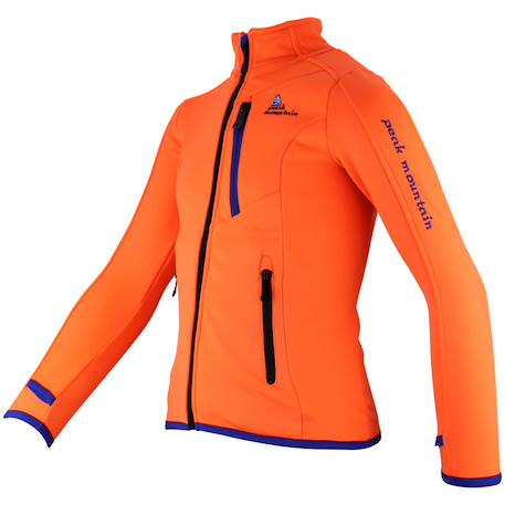 Blouson polarshell garçon eclimate Bleu+Bleu marine+Noir+Orange 12 - vertbaudet enfant 