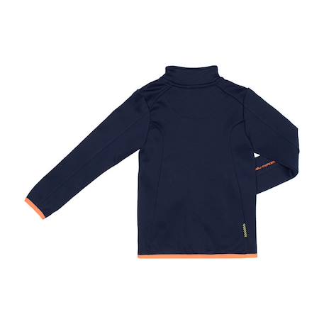 Blouson polarshell garçon eclimate Bleu+Bleu marine+Noir+Orange 5 - vertbaudet enfant 
