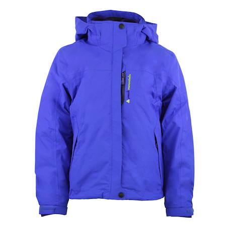 Blouson de ski fille 3 en 1 fille faciono Bleu+Fuchsia+Noir 1 - vertbaudet enfant 