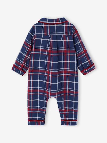 Pyjama bébé noël en flanelle capsule famille bordeaux 4 - vertbaudet enfant 