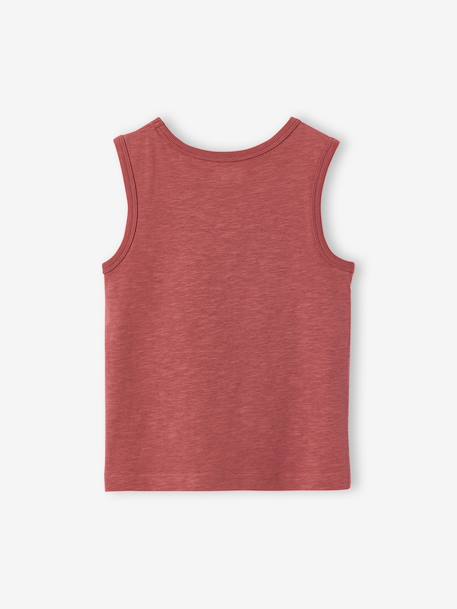 Débardeur imprimé 'California' bois de rose+écru 4 - vertbaudet enfant 