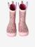 Bottes pluie fille caoutchouc bleu imprimé+lot rose 14 - vertbaudet enfant 