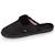 Chaussons mules en microvelours matelassé Noir 1 - vertbaudet enfant 