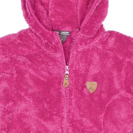 Blouson polaire fille galane Blanc+Bleu+Bleu marine+Corail+Fuchsia+Noir+Rouge+Taupe 15 - vertbaudet enfant 