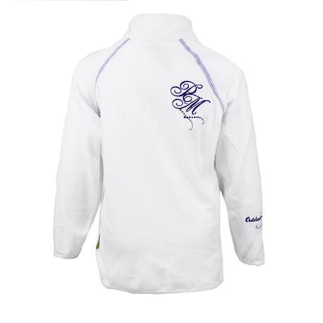 Blouson polaire fille fafone Blanc+Corail+Fuchsia+Marine+Noir+Turquoise+Vert+Violet 2 - vertbaudet enfant 