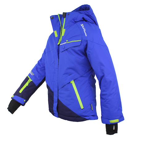 Blouson de ski fille fatene Bleu+Fuchsia+Noir 3 - vertbaudet enfant 