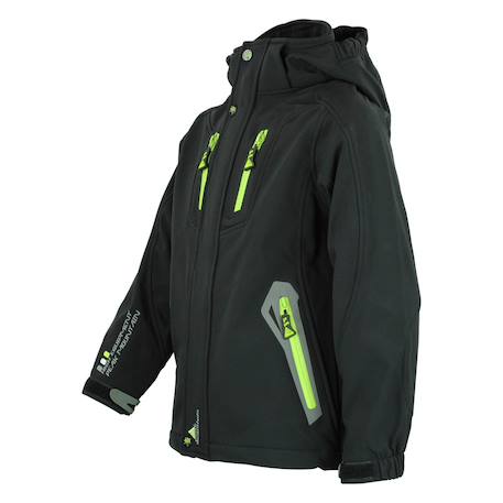 Blouson de ski garçon ecilo Gris+Noir+Rouge 7 - vertbaudet enfant 