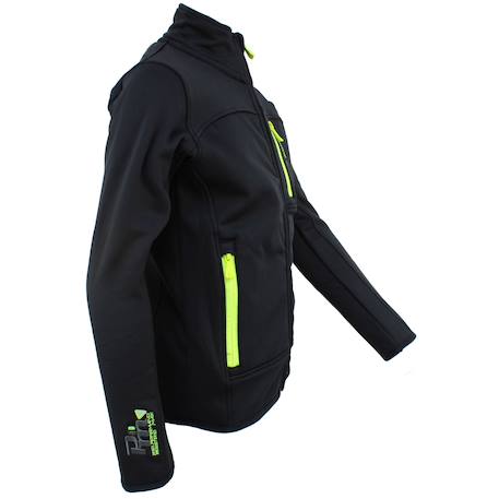 Blouson polarshell garçon ecanton Bleu+Bleu marine+Gris+Noir/bleu+Noir/jaune+Orange 15 - vertbaudet enfant 