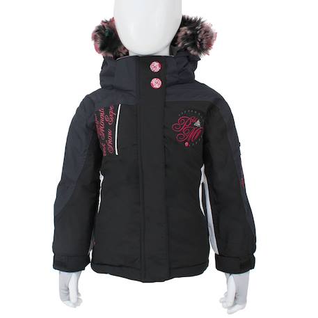 Blouson de ski fille falaza Noir+Violet 3 - vertbaudet enfant 