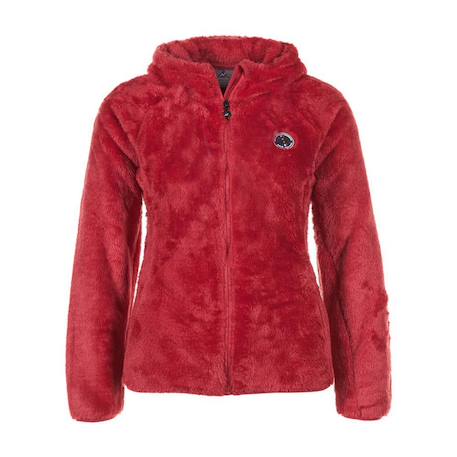 Veste polaire fille falanzo Bleu marine+Camel+Rouge 7 - vertbaudet enfant 
