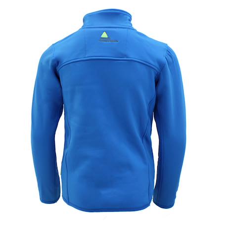 Blouson polarshell garçon ecanton Bleu+Bleu marine+Gris+Noir/bleu+Noir/jaune+Orange 2 - vertbaudet enfant 