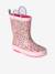 Bottes pluie fille caoutchouc bleu imprimé+lot rose 11 - vertbaudet enfant 