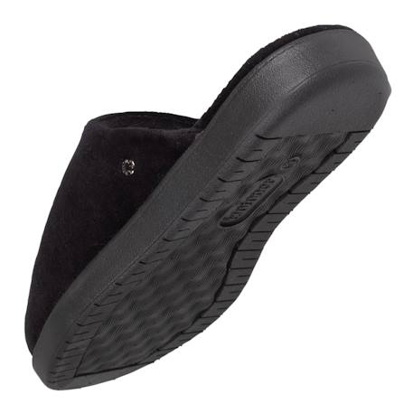 Chaussons mules en velours ultra doux Noir 5 - vertbaudet enfant 