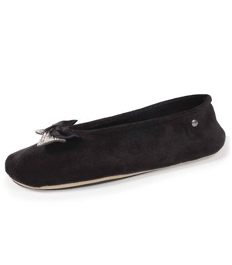 Chaussons ballerines nœud bijou Noir 6 - vertbaudet enfant 