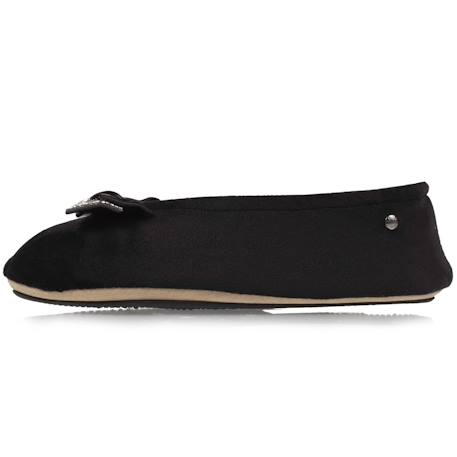 Chaussons ballerines nœud bijou Noir 3 - vertbaudet enfant 