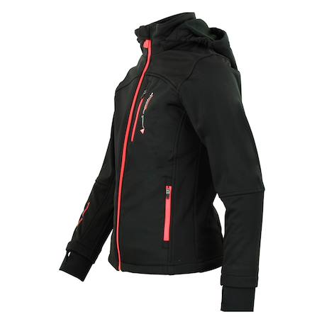 Blouson softshell fille fanne Jaune+Noir/jaune+Noir/orange+Orange 11 - vertbaudet enfant 