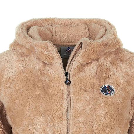 Veste polaire fille falanzo Bleu marine+Camel+Rouge 6 - vertbaudet enfant 