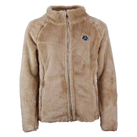 Polaire fille fariano Beige+Camel+Noir+Rose 1 - vertbaudet enfant 