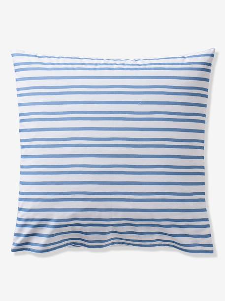 Parure housse de couette et taie d'oreiller enfant EN BORD DE MER blanc imprimé 6 - vertbaudet enfant 