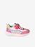 Baskets enfant textile lacets élastiqués et scratchs lot beige+lot rose 9 - vertbaudet enfant 