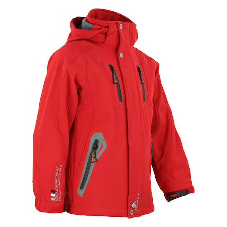 Blouson de ski garçon ecilo Gris+Noir+Rouge 12 - vertbaudet enfant 