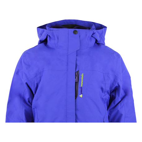 Blouson de ski fille 3 en 1 fille faciono Bleu+Fuchsia+Noir 4 - vertbaudet enfant 