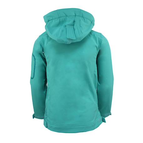 Blouson de ski fille gasoftibi Bleu+Noir+Vert 6 - vertbaudet enfant 