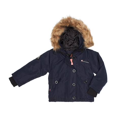 Parka de ski fille falava Blanc+Bleu marine+Noir+Rouge 4 - vertbaudet enfant 