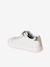 Baskets basse enfant cuir blanc 3 - vertbaudet enfant 