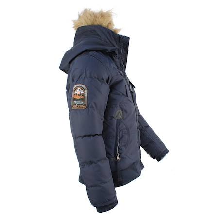 Blouson garçon ecoflik Bleu marine+Kaki+Noir 4 - vertbaudet enfant 