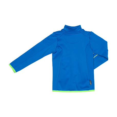 Blouson polarshell garçon eclimate Bleu+Bleu marine+Noir+Orange 2 - vertbaudet enfant 