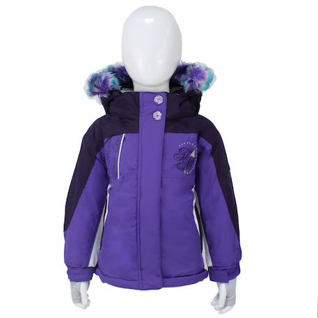 Blouson de ski fille falaza Noir+Violet 5 - vertbaudet enfant 