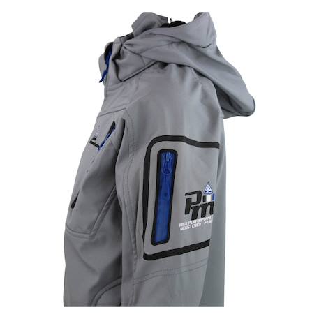 Blouson softshell garçon ecolok Gris+Noir+Rouge 4 - vertbaudet enfant 