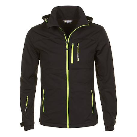 Blouson softshell garçon ecanne Jaune+Noir/bleu+Noir/jaune+Noir/orange+Noir/vert+Orange 7 - vertbaudet enfant 