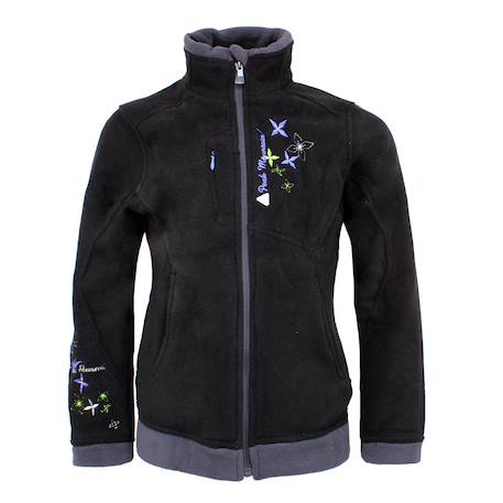 Blouson polaire fille garil Blanc+Bleu+Fuchsia+Noir 7 - vertbaudet enfant 