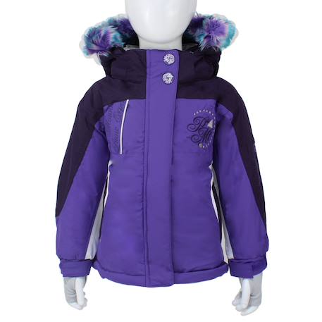 Blouson de ski fille falaza Noir+Violet 7 - vertbaudet enfant 