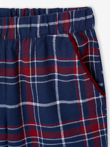 Pyjama mixte flanelle noël capsule famille bordeaux 10 - vertbaudet enfant 