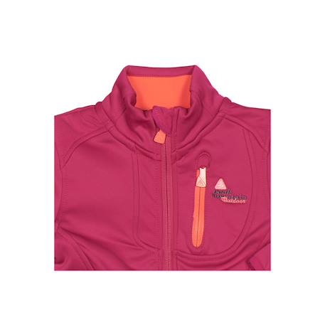 Blouson polarshell fille faynur Blanc+Bleu+Bleu marine+Fuchsia+Noir+Vert 10 - vertbaudet enfant 