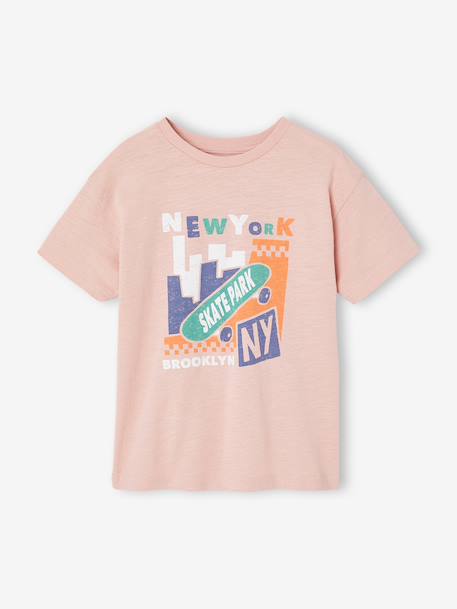 T-shirt garçon motif graphique blush 1 - vertbaudet enfant 