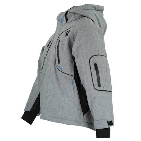 Blouson de ski garçon ecamate Anthracite+Bleu+Gris 9 - vertbaudet enfant 